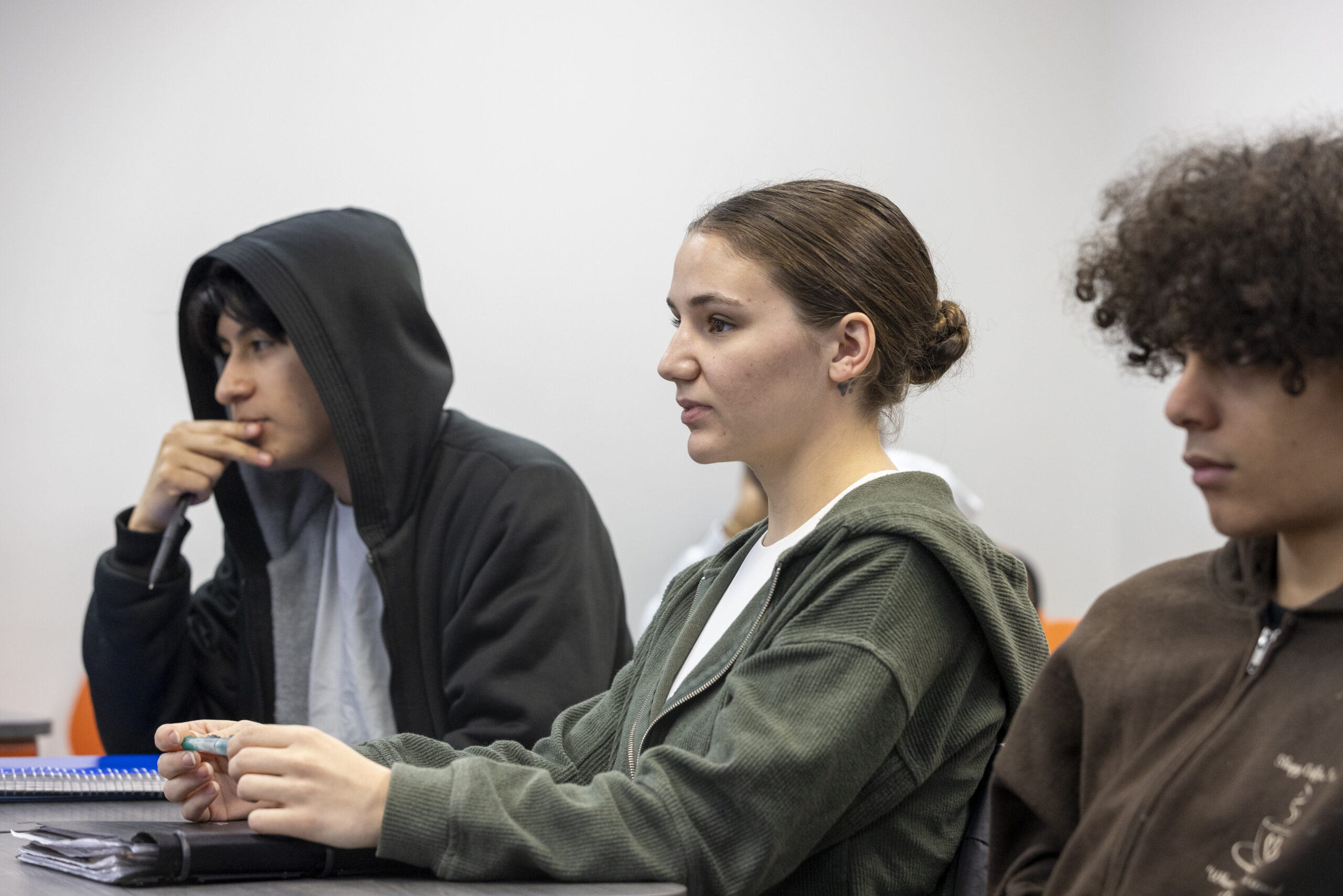 diverse group of students in classroom