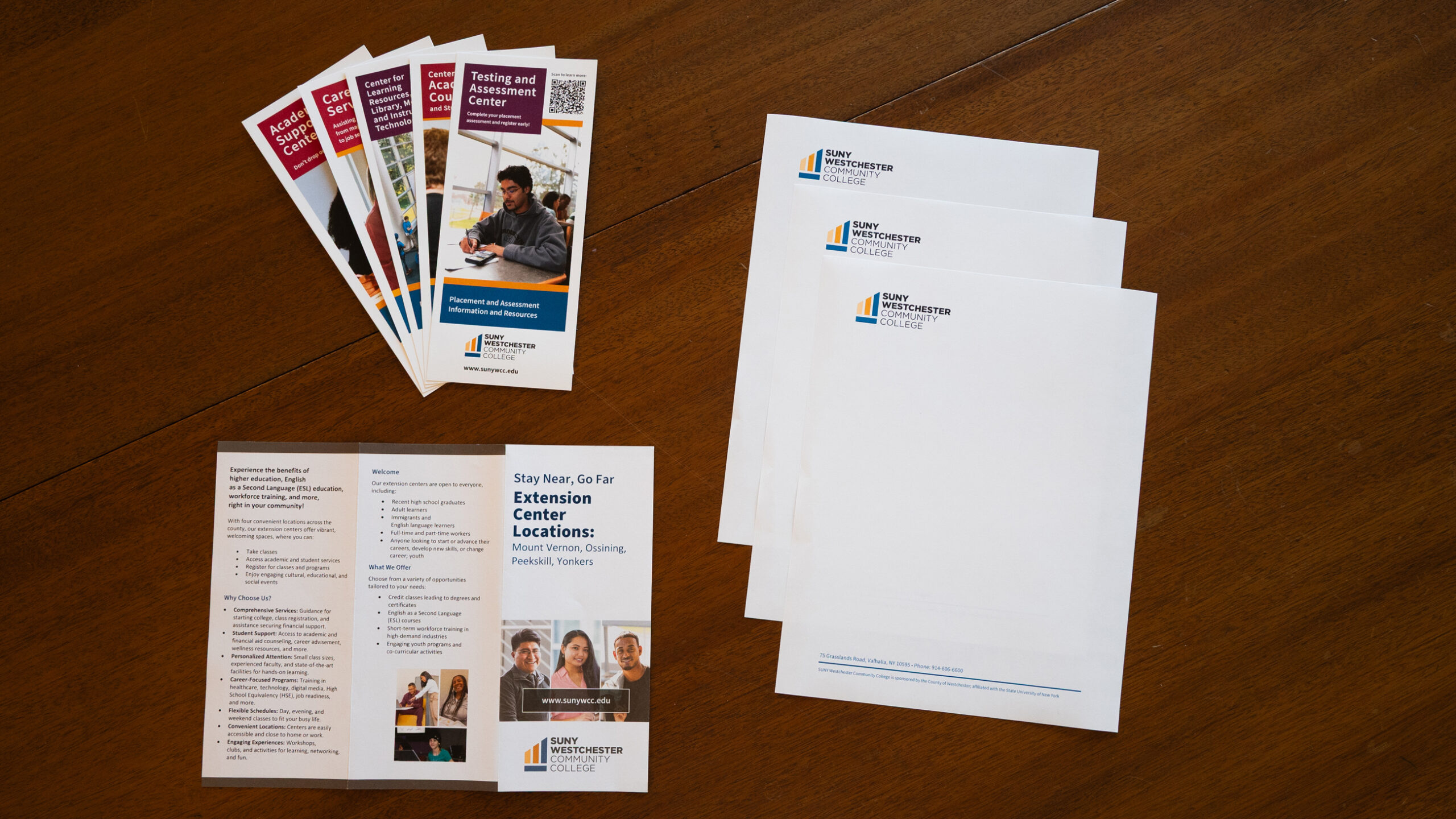 Logo in use on various printed pieces